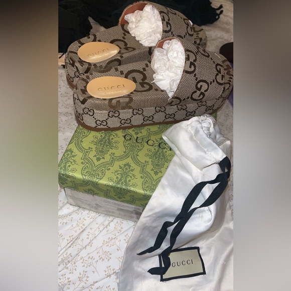 Gucci Platform Slippers - Picture 1 of 12